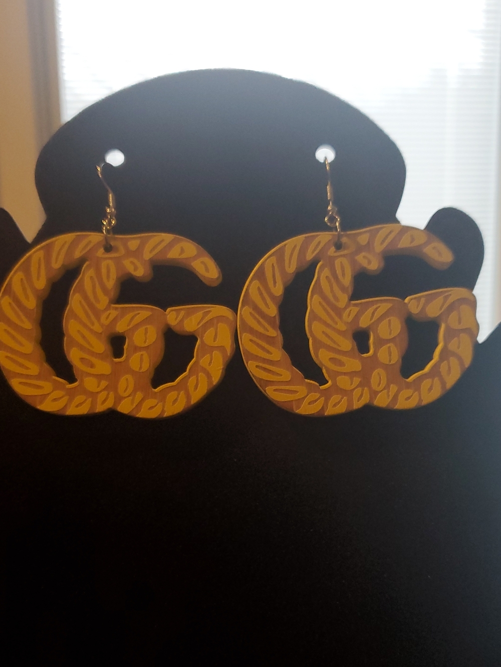 Yellow Graphic Double-G Earrings - Women Accessories